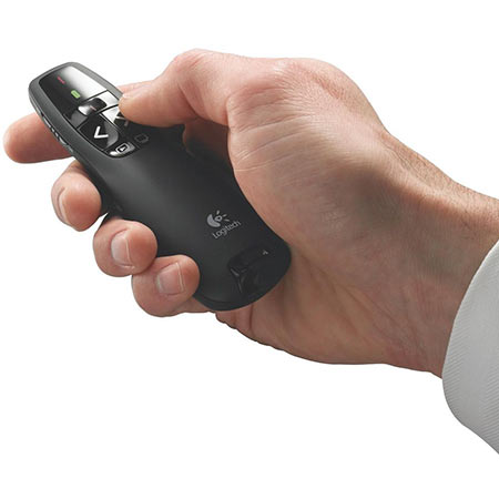 Prezenter LOGITECH R400, wireless 2.4 GHz, domet 15 metara, 910-001357, 910-001356 - Image 3
