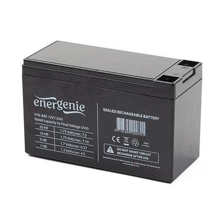Baterija za UPS GEMBIRD, 12V 7.5 AH BAT-12V7.5AH