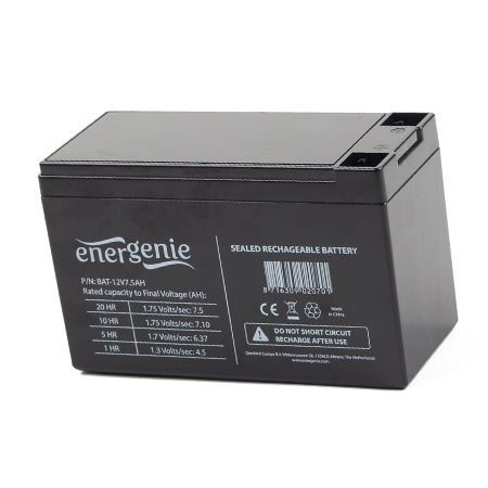Baterija za UPS GEMBIRD, 12V 7.5 AH BAT-12V7.5AH - Image 2
