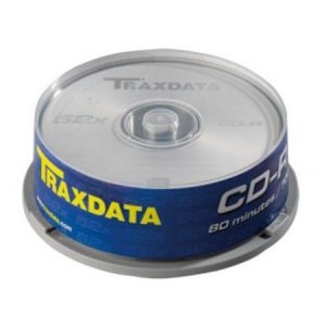 CD-R, TRAXDATA, 80 MIN, 52X, brand cake 25 kom