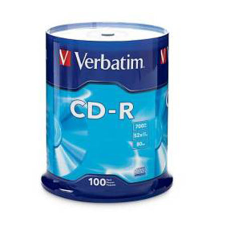 CD-R,VERBATIM, 700 MB,52X,spindle 100 kom EXTRA PRO