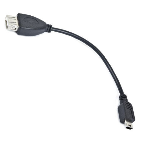 USB adapter/kabl 2,0 USB AF-miniBM 15cm, GEMBIRD A-OTG-AFBM-002 - Image 2