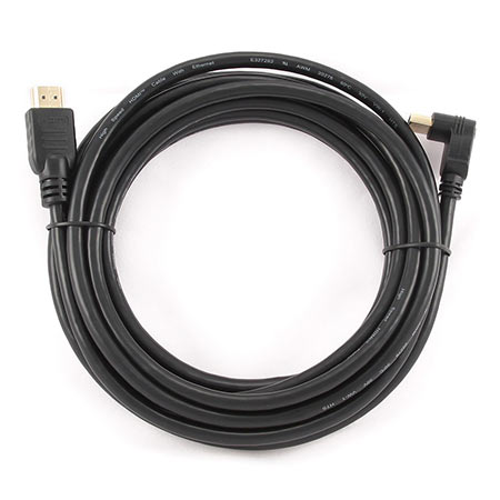 HDMI kabl, M-M, v.1.4, kon90stepeni, 4,5m gold connector, BULK, GEMBIRD CC-HDMI490-15 - Image 2