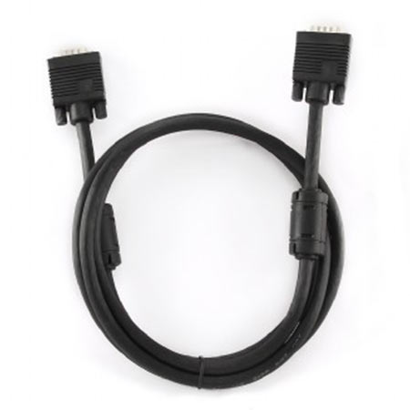 SVGA kabl, CRNI, 15M-15M dual-shielded + 2xFer 3m, GEMBIRD CC-PPVGA-10-B - Image 2