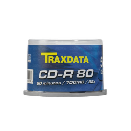 CD-R TRAXDATA, 700 MB, 52X, CAKE 50 kom - Image 2