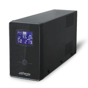 UPS GEMBIRD EG-UPS-032, USB and LCD display 850 VA, šuko, black