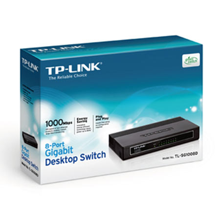 SWITCH 8 portni 10/100/1000 TP-Link TL-SG1008D - Image 3