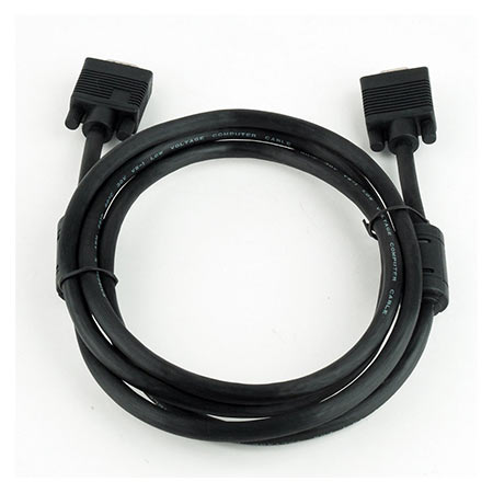 SVGA kabl, 1.8m 15M-15F dual-shielded + 2xFerr, GEMBIRD CC-PPVGAX-6B - Image 2