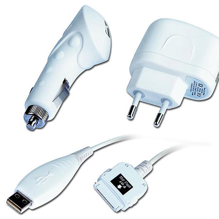 USB punjač za MP3 player, 3 in 1, GEMBIRD MP3A-UC-AC3 - Image 2