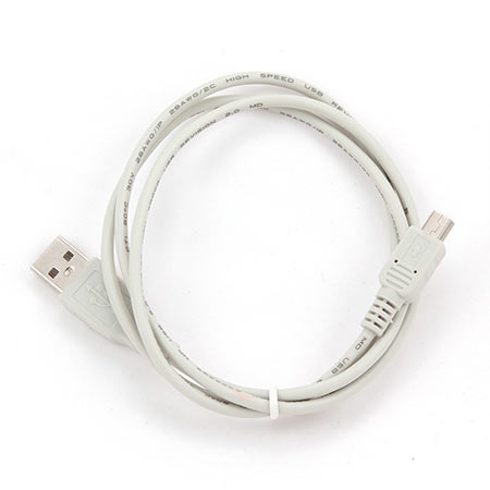 USB 2,0 kabal A-mini5PM 0,9m, bijeli, GEMBIRD CC-USB2-AM5P-3 - Image 2