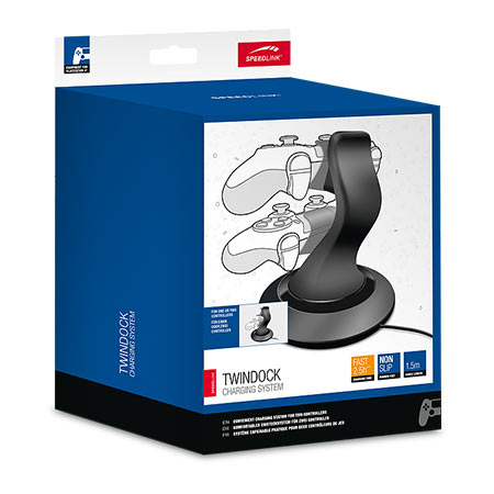 SPEEDLINK TWINDOCK punjač za dva PS4 game pad-a, black, SL-4511-BK - Image 4