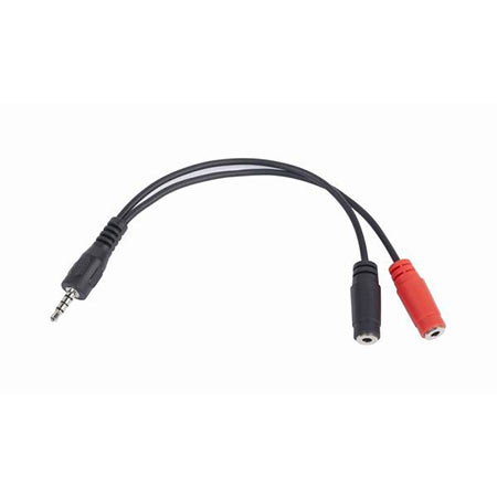 GEMBIRD audio adapter za slušalice 3,5mm 4pin to 2x 3,5 mm 3pin (mic/slušalice), CCA-417 - Image 2