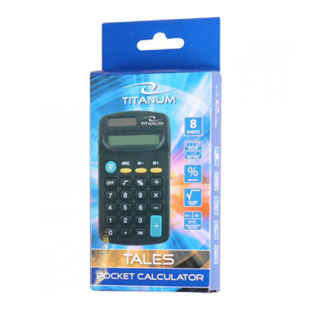 Kalkulator TITANUM TALES, 8 digit display, solar/battery power, TCL101 - Image 2