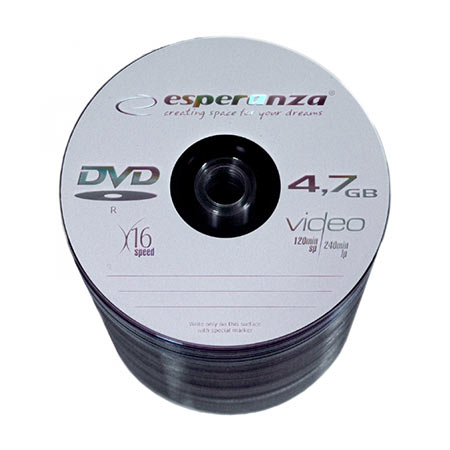 DVD-R ESPERANZA, 4,7GB, X16, Spindle, 100 kom, 1106 - Image 2