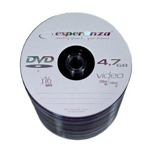 DVD-R ESPERANZA, 4,7GB, X16, Spindle, 100 kom, 1106