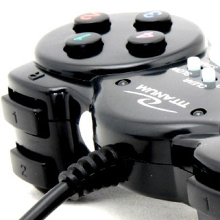 Game Pad TITANUM SAMURAI, PC, USB, black, TG105 - Image 4