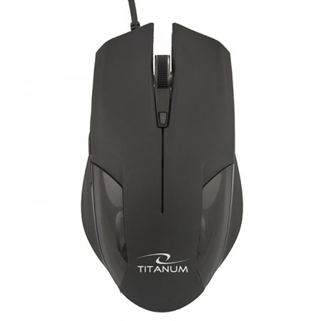 Miš TITANUM 6D GOBLIN, USB, optical, gaming, 6-button, full ergonomic, black, 2000 dpi, TM106 - Image 3