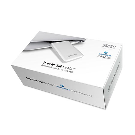 Transcend 256GB SJM500 for Mac, Portable SSD TS256GSJM500 - Image 2