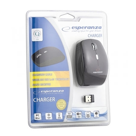 Miš Wireless ESPERANZA CHARGER 4D, Optical, 2,4GHz, 1600dpi, +kabal za punjenje, EM121K - Image 6