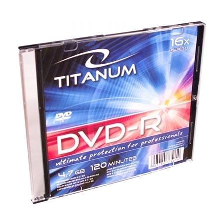 DVD-R TITANUM 4,7 GB X16, Slim Case, 1285 - Image 2