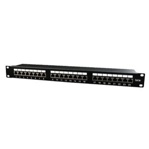 PATCH PANEL 24 PORTA cat.5e, shielded, NPP-C524-002, designed for 19" standard, 483x111x45 mm