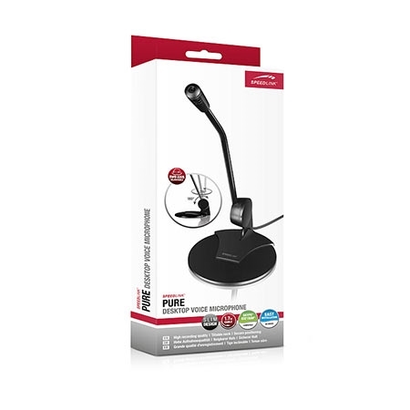Mikrofon SPEEDLINK PURE Desktop Voice, black, SL-8702-BK - Image 3