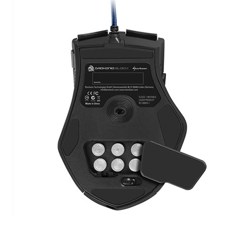 Miš SHARKOON gaming Drakonia Mouse LAS U, laserski, black, 8200 dpi, 11 buttons, USB - Image 5