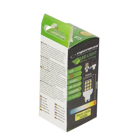 LED sijalica ESPERANZA, LED G9 CORN 5W, ELL123 - Image 3