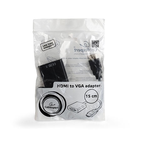 HDMI adapter kabal GEMBIRD A-HDMI-VGA-04 HDMI to VGA adapter - Image 2