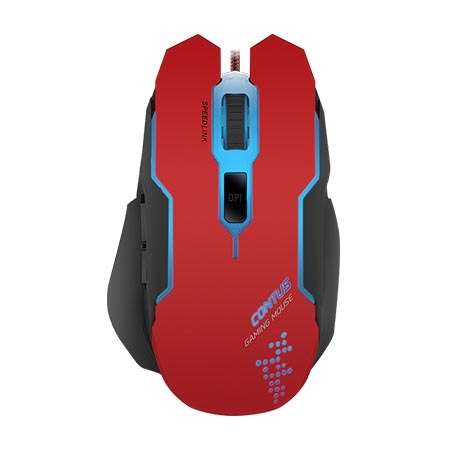 Miš SPEEDLINK CONTUS Gaming, black-red, SL-680002-BKRD - Image 3