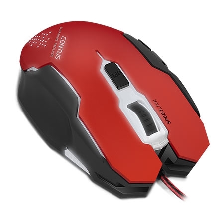 Miš SPEEDLINK CONTUS Gaming, black-red, SL-680002-BKRD - Image 4