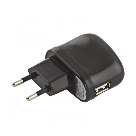 USB punjac ESPERANZA CHARGER, AC 100-240V, 5V/1000mA, black, EZ111 - Image 2
