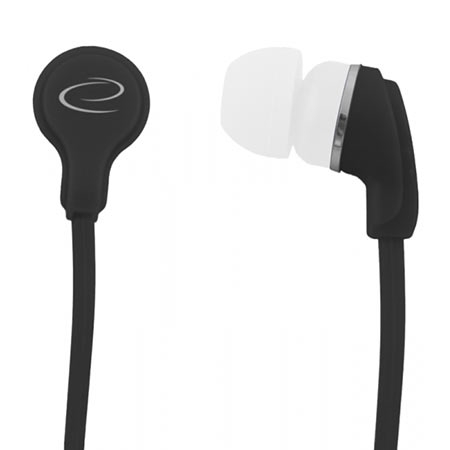 Slušalice ESPERANZA NEON In-Ear, Amplified BASS , black, 2x spare rubber pads EH147K - Image 2