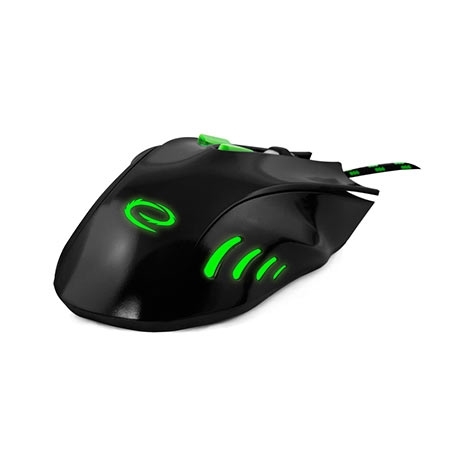 Miš ESPERANZA GAMING HAWK 7D MX401, BLACK-GREEN, 2400dpi, double-click, ergonomic, EGM401KG - Image 7