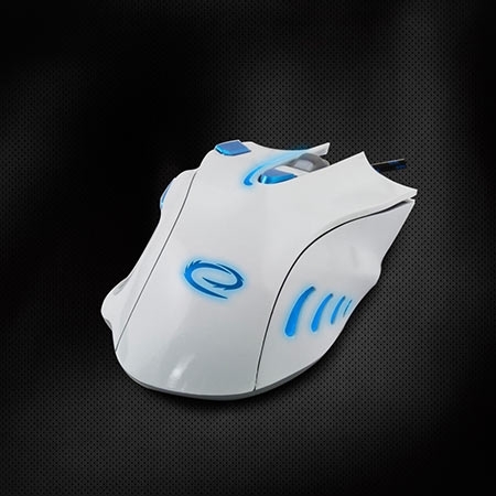 Miš ESPERANZA GAMING HAWK 7D MX401, WHITE-BLUE, 2400dpi, double-click, ergonomic, EGM401WB - Image 2