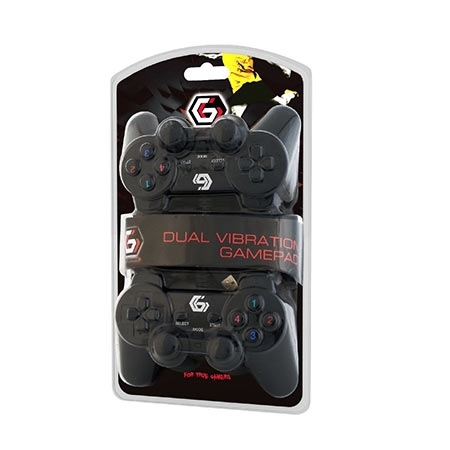 Game Pad GEMBIRD JPD-UDV2-01 Double, vibration, analog, za PC, USB - Image 3