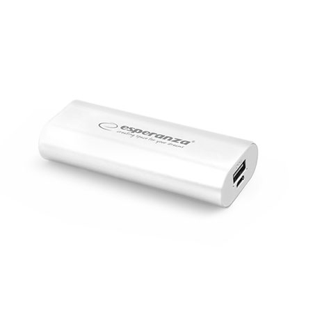 PowerBank ESPERANZA HADRON, 4400mAh, WHITE, EMP105W - Image 2