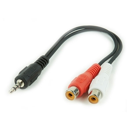 Audio kabl GEMBIRD CCA-406, 3,5mm stereo to 2 x RCA stereo, 0,2m - Image 2