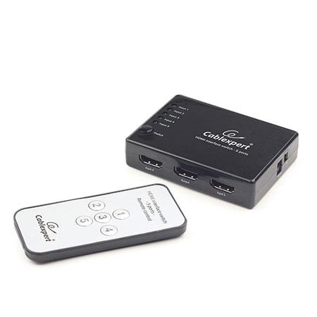 HDMI interface switch, 5 port, 5 uređaja na jedan TV, GEMBIRD, DSW-HDMI-53, + daljinski - Image 2