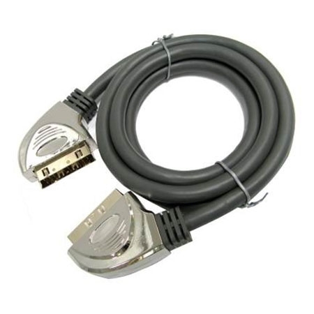 SCART to SCART, 1.8m, GOLD, CCAP-503-6 - Image 2