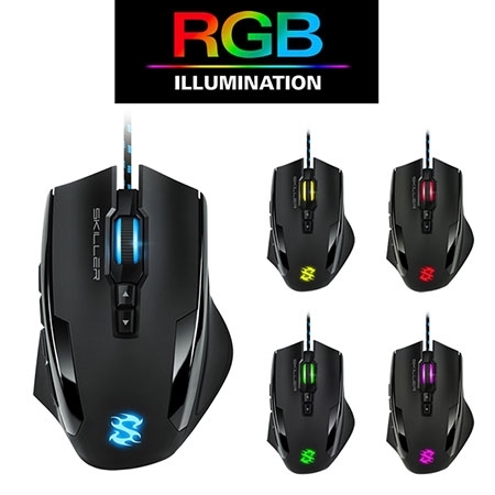 Miš SHARKOON gaming Skiller SGM1 OPT U, optički, 10800 dpi, 12 buttons, USB - Image 7