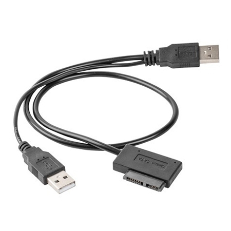 USB to slim SATA slim 13-pin drive, SSD/DVD, GEMBIRD A-USATA-01 - Image 2