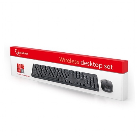Tastatura + miš wireless GEMBIRD, KBS-W-01 USA layout - Image 3