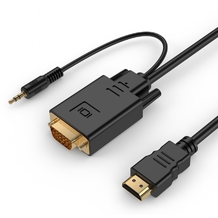 HDMI adapter kabal GEMBIRD A-HDMI-VGA-03-5M HDMI to VGA, 5m, adapter + audio - Image 2