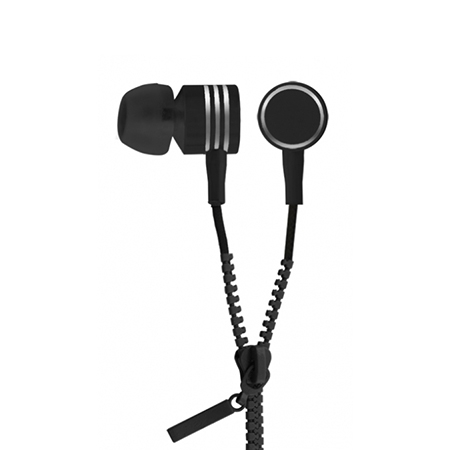 Slušalice sa mikrofonom ESPERANZA ZIPPER In-Ear, black, EH161K - Image 2