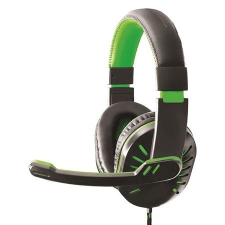 Slušalice sa mikrofonom ESPERANZA CROW, gaming, green, volume control, EGH330G - Image 2