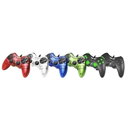 Game Pad ESPERANZA FIGHTER, vibration, PC, USB, black/green, EGG105KG - Image 2
