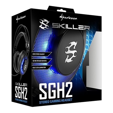 Slušalice sa mikrofonom SHARKOON gaming Skiller SGH2, USB - Image 4