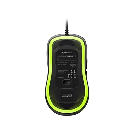 Miš SHARKOON gaming SHARK Force PRO green, optički, 3200 dpi - Image 5