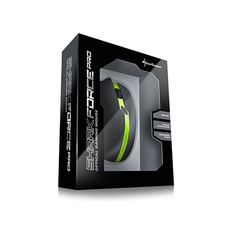 Miš SHARKOON gaming SHARK Force PRO green, optički, 3200 dpi - Image 6